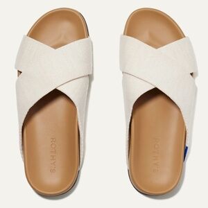 NEW Rothy's The Weekend Slide Oat 6.5